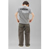Calvin Klein T-shirt met backprint - grijs melange