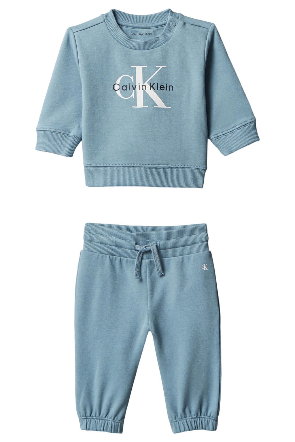 Calvin Klein sweater en broek set met logo - blauw