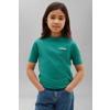 Calvin Klein T-shirt met backprint - groen