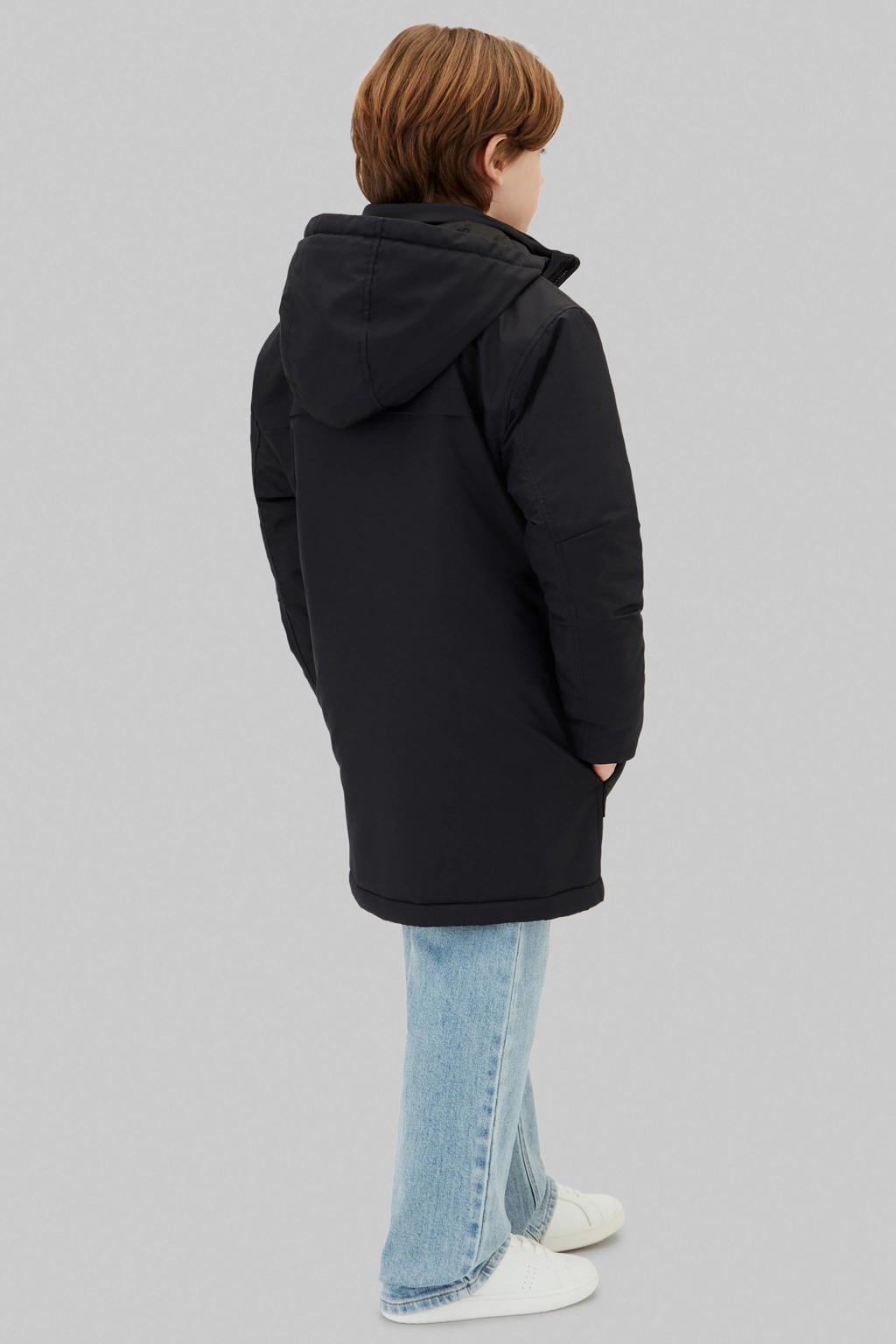 Calvin Klein gewatteerde winterparka - zwart