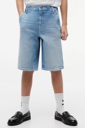 Sailor baggy denim short - lichtblauw