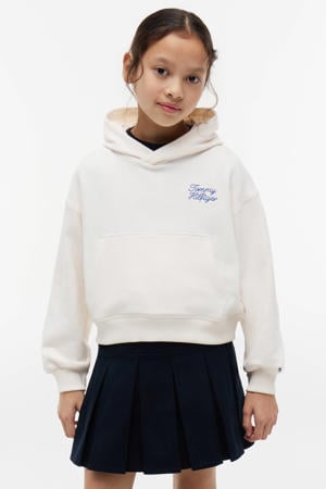 hoodie met tekstprint - wit