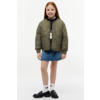 Tommy Hilfiger kids quilted zomerjas groen