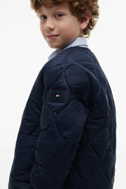 thumbnail: Tommy Hilfiger kids quilted zomerjas donkerblauw