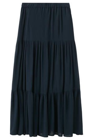 maxi rok donkerblauw