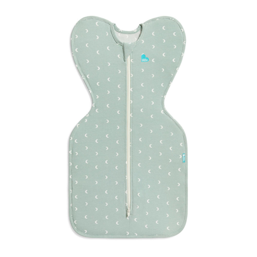 Love to Dream inbakerslaapzak Fase 1 Swaddle UP 1.0 Olive Moon