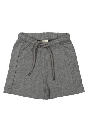 regular waist sweatshort grijs