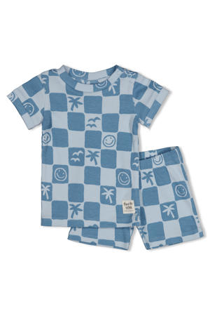 shortama Chase Check blauw