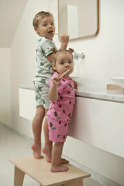thumbnail: Feetje shortama Lily Ladybug roze/rood