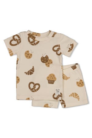 shortama Cosy Crumbs ecru/bruin