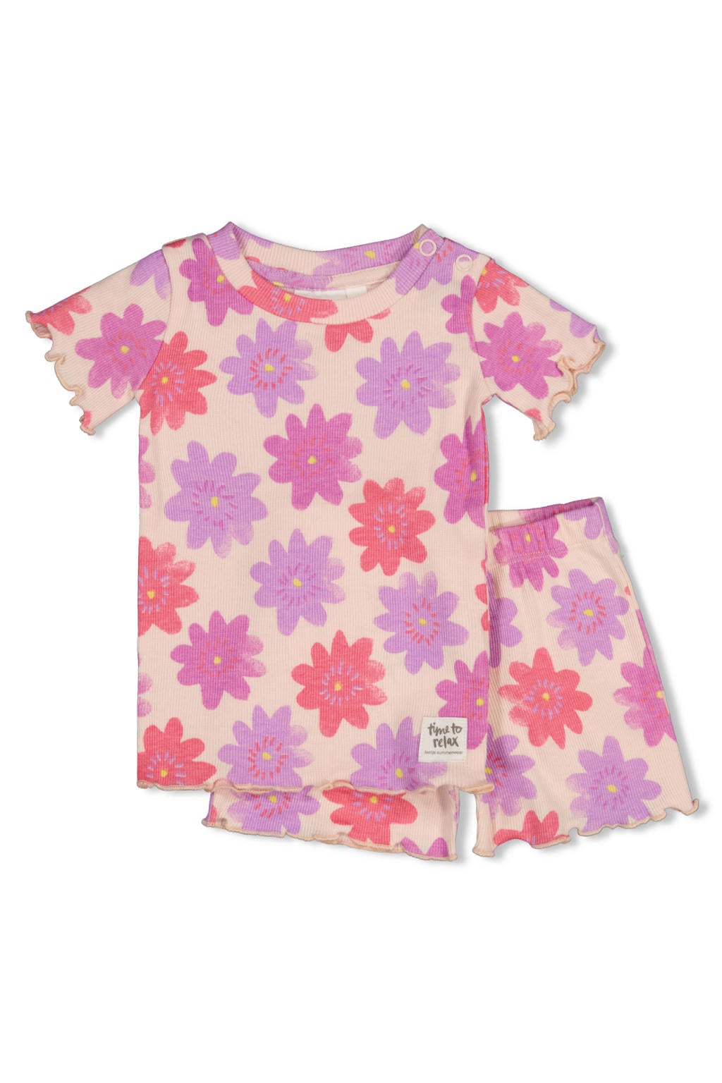 Feetje shortama Bibi Bloom roze/lila