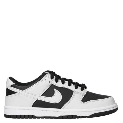 Nike Dunk Low sneakers zwart/zilvergrijs Jongens/Meisjes Leer Meerkleurig - maat 38 afbeelding