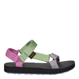 sandalen met glitters - groen/roze/lila