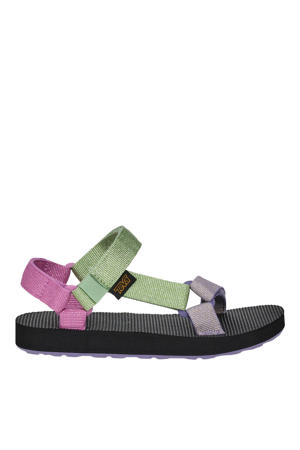 sandalen met glitters - groen/roze/lila
