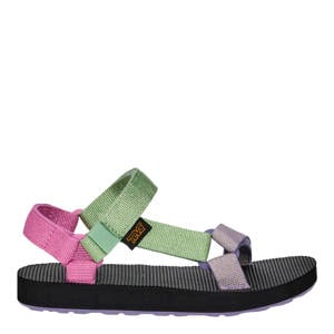 sandalen met glitters - groen/roze/lila