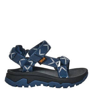 sandalen met all over print - donkerblauw