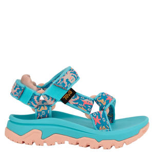 sandalen met all over print - blauw