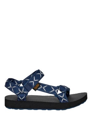 sandalen met all over print - donkerblauw
