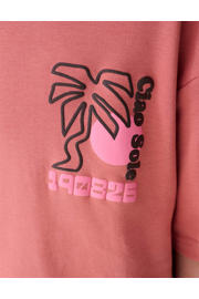 thumbnail: Shoeby T-shirt met backprint oudroze