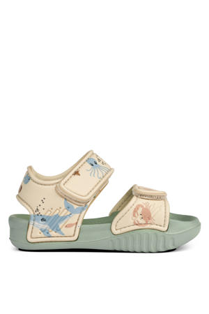 sandalen beige/lichtblauw