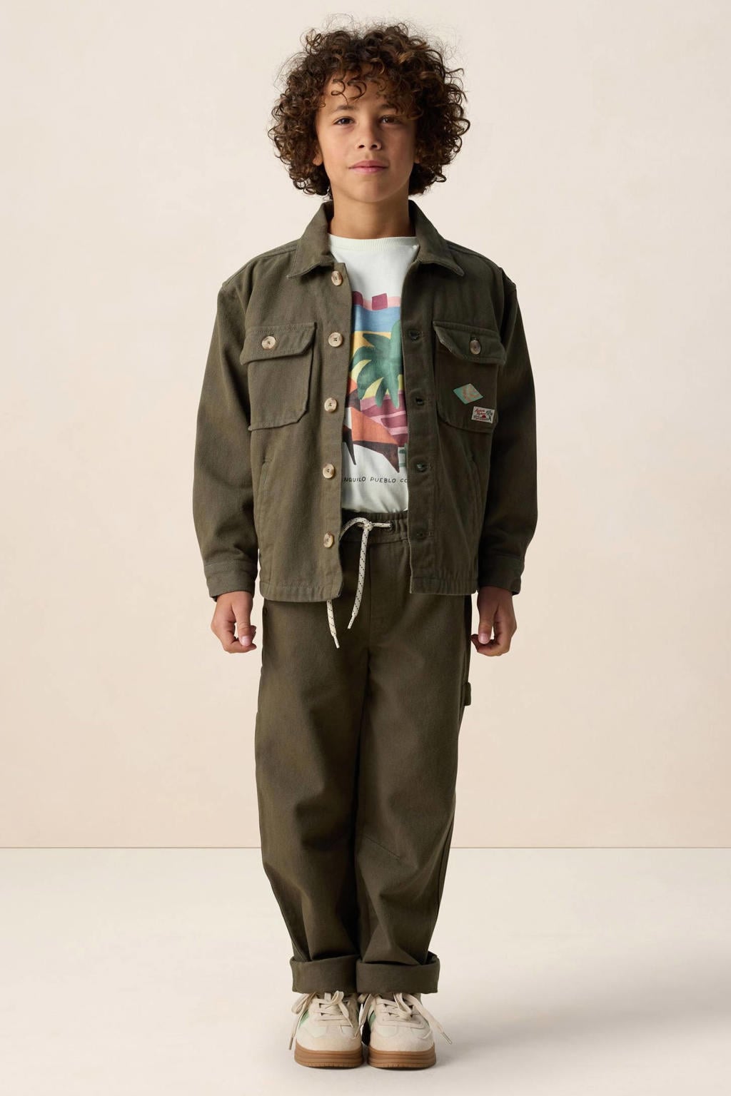 Sissy-Boy regular fit jeans olijfgroen