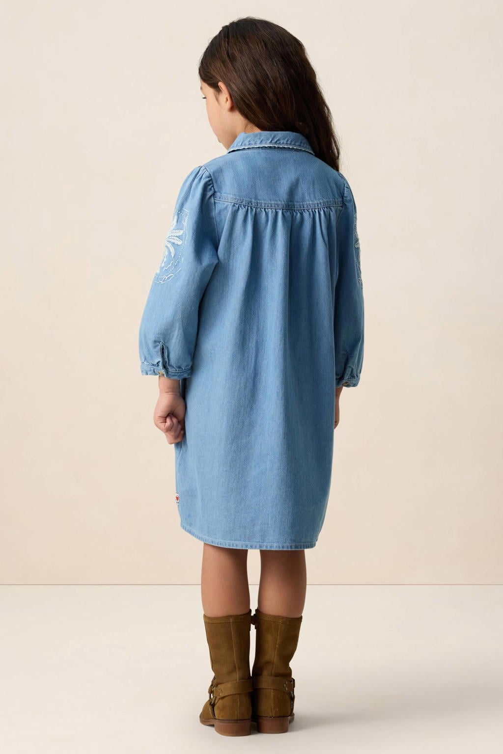 Sissy-Boy denim spijkerjurk light blue denim