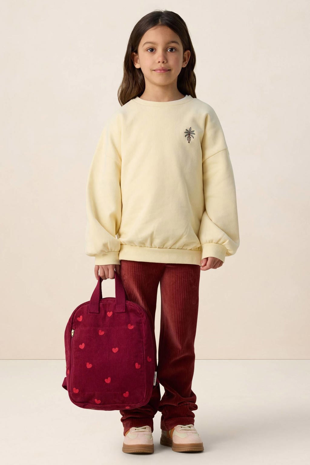 Sissy-Boy sweater met backprint lichtgeel