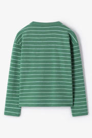 thumbnail: Sissy-Boy gestreepte longsleeve donkergroen