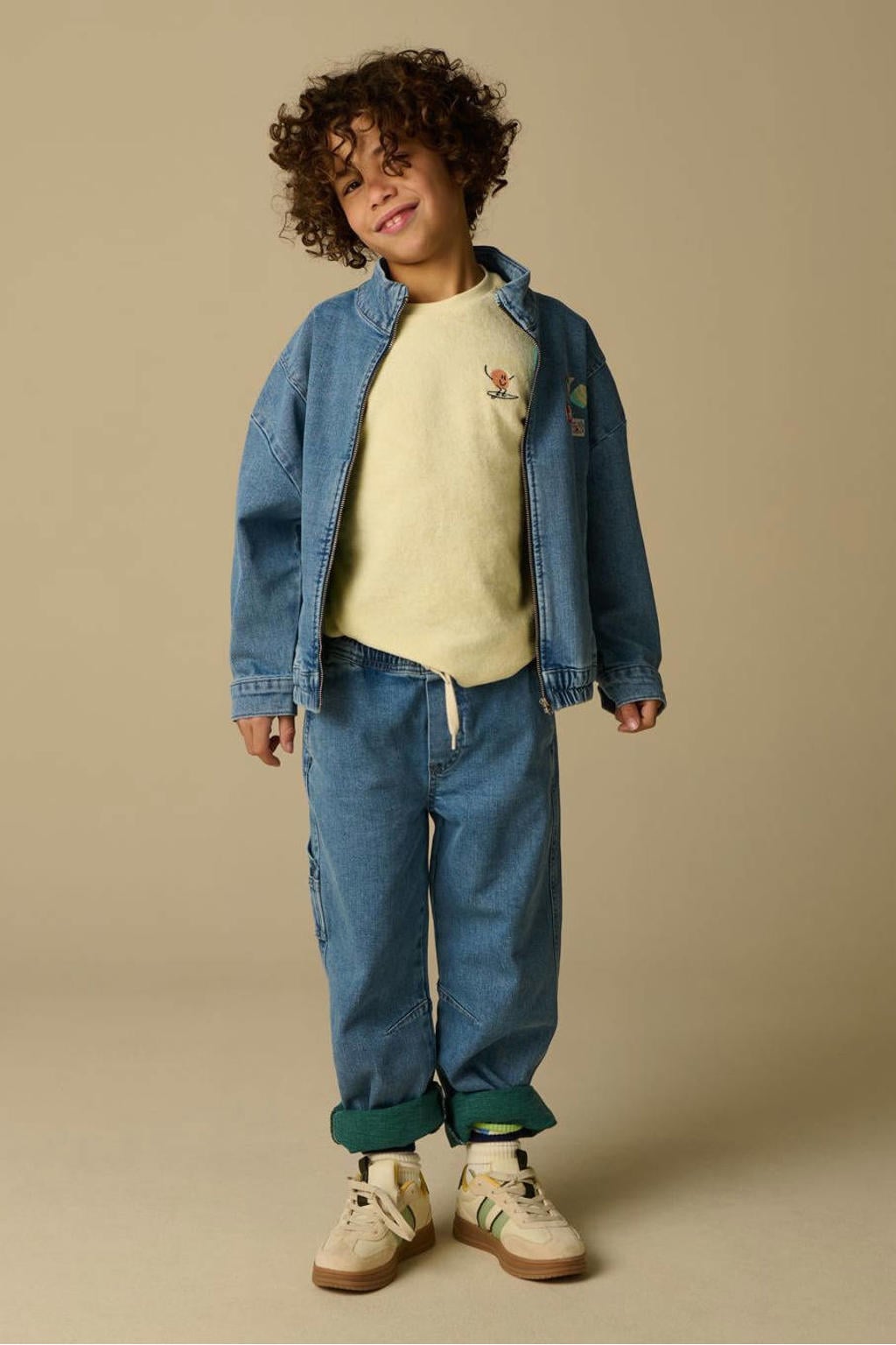 Sissy-Boy denim spijkerjas medium blue denim
