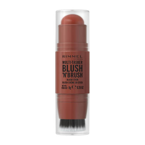 Rimmel London Multi-Tasker Blush'N'Brush blush stick - 350 Roasted Peach afbeelding