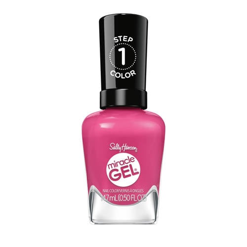 Sally Hansen Miracle Gel nagellak - 350 Work Hard, Play Pink Roze afbeelding