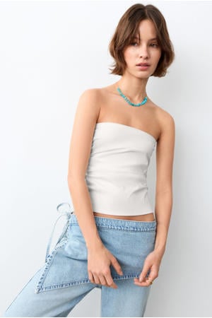 strapless top wit