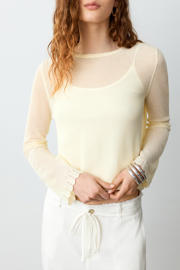 thumbnail: MANGO TEEN casual broek wit