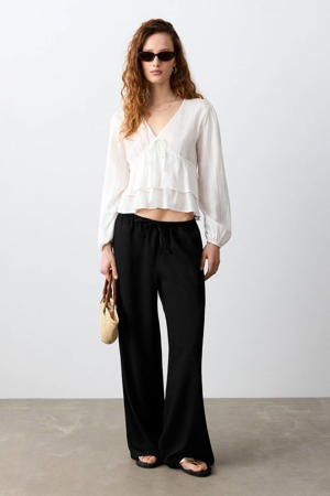 casual broek zwart