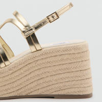 thumbnail: MANGO TEEN imitatieleren leren sandalen goud