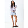 MANGO TEEN short light blue denim