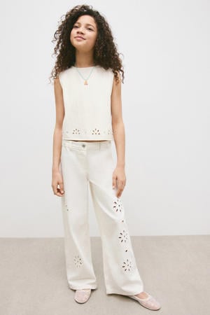 wide leg jeans ecru