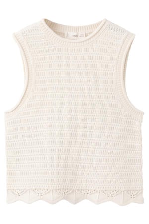 top beige gebreid