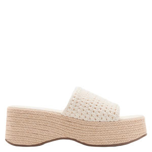 plateausandalen beige
