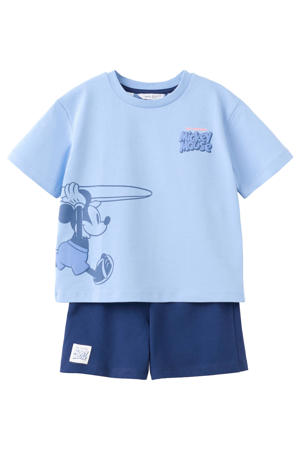 Mickey Mouse shortama blauw