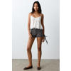 MANGO TEEN short grey denim
