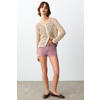 MANGO TEEN denim low waist short roze