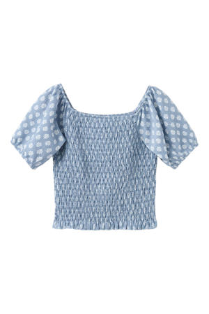 blousetop blauw