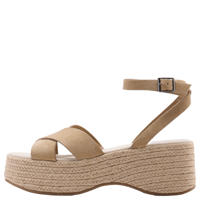 thumbnail: MANGO TEEN plateausandalen lichtbruin