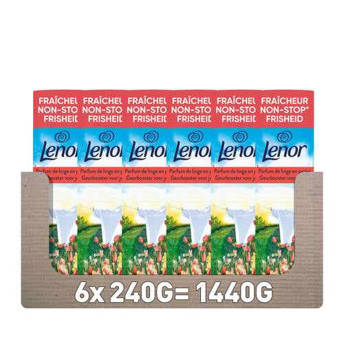 Lenor In-wash Geurbooster Zonnige Lentedag - Geurparels - 6 x 240 gram afbeelding