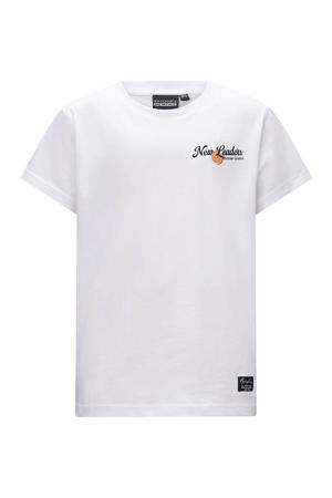 T-shirt met backprint wit