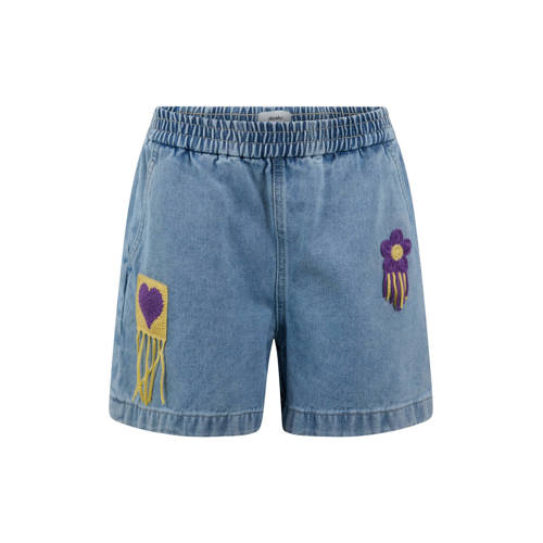 Shoeby high waist short light blue denim Korte broek Blauw Effen - maat 146/152 afbeelding