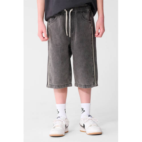Shoeby regular waist short grey denim Korte broek Grijs Effen - maat 158/164 afbeelding