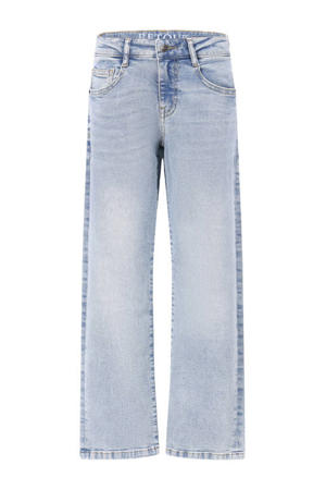 loose fit jeans light blue denim