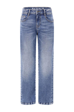 loose fit jeans medium blue denim